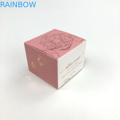 Cosmetic Packaging Paper Box Recycled Colour Printing Logo Custom Eyelash Packaging Box With Gold Foil Stamping