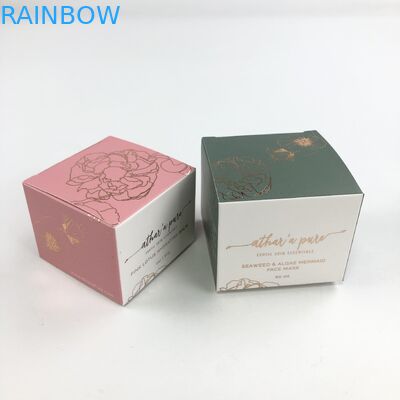 Custom spot uv cosmetics packaging folding carton box printing