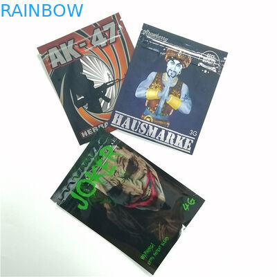 Cmyk 100microns Herbal Incense Packaging Bags 4g