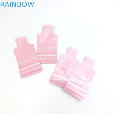 OEM Custom Pink Logo Size Resealable With Transparent Window For Dry Fruit Nuts Packaging Pouch