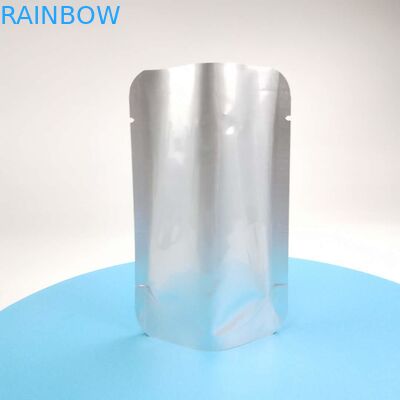 Custom Resealable Heat Seal AL Material NO Zipper Doypack Sealer Aluminium Foil Bags Stand Up Pouch Alcohol Liquid Bags