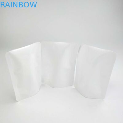 Custom Resealable Heat Seal NO Zipper Doypack Reseal Pouch Stand Up Pouch Flower Seed White PE NY Material Packaging Bag