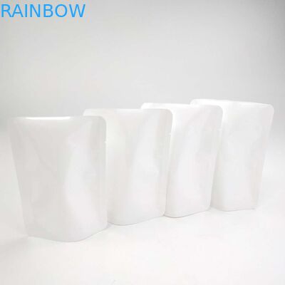 Custom Resealable Heat Seal NO Zipper Doypack Reseal Pouch Stand Up Pouch Flower Seed White PE NY Material Packaging Bag