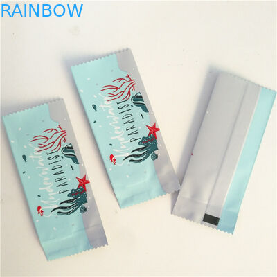 OEM Back Sealing Pink Chocolate Bar Packaging Bags Popsicle Package Sachet For Snack Food