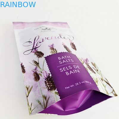 Free Sample Digital Printing Bath Salt Packaging Bags Resealable Stand Up Pouch 200G Coffee Body Scrub Bag