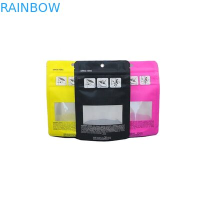 Triple Zipper CBD Candy Mylar  Pouch 200mic