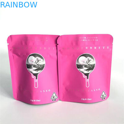 Custom Accepted Stock Gummy Packaging Bags Soft Touch  Stand up Bags