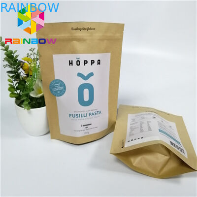 Printed Paper Packaging Stand up  bags with bottom pouch for food