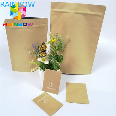 VMPET Mylar Foil Paper Bags CYMK Gravnre Printing With Zipper