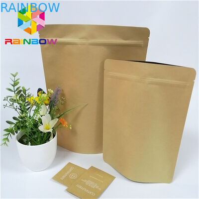 VMPET Mylar Foil Paper Bags CYMK Gravnre Printing With Zipper