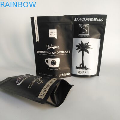 Matt Gold VMPET 300g Aluminum Foil Zipper Bag 100mircon