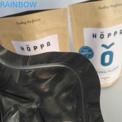 Stand Up MPET CMYK Coffee Bean Packaging Bags 200 microns