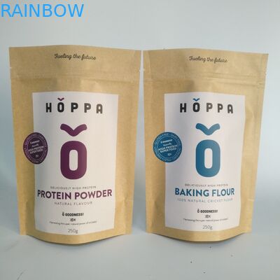 Stand Up MPET CMYK Coffee Bean Packaging Bags 200 microns