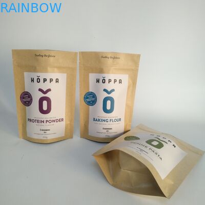 Stand Up MPET CMYK Coffee Bean Packaging Bags 200 microns