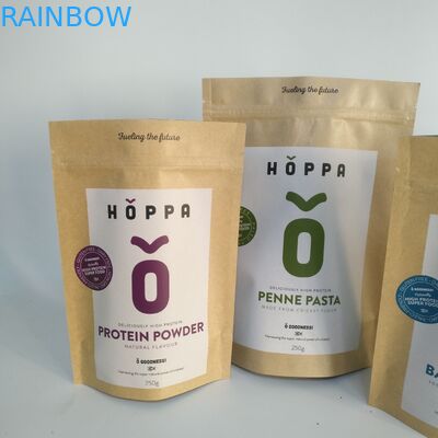 Stand Up MPET CMYK Coffee Bean Packaging Bags 200 microns