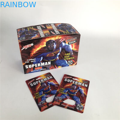 Embossing Plastic 3d Lenticular Blister Card 10mm