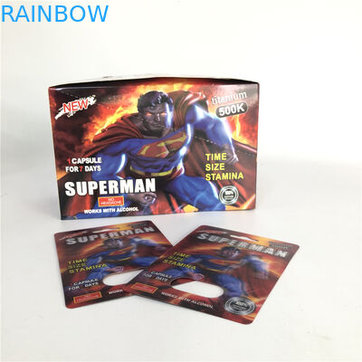 Embossing Plastic 3d Lenticular Blister Card 10mm