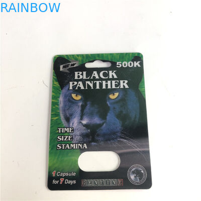 12mm Cap Male Enhancement 3d Lenticular Card 500K Pill