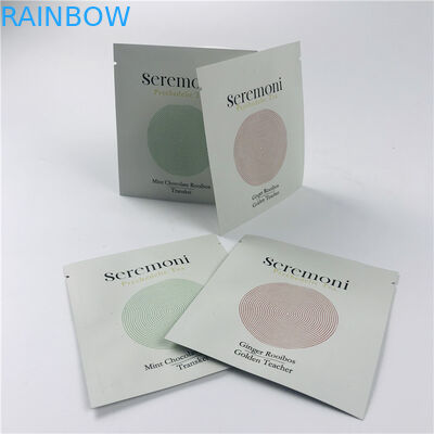 Customized Three Side Sealed Small Sachets For Hand Lotion Packaging