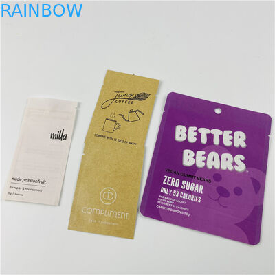 Gravnre Printing MOPP VMPET Three Side Seal Bag 