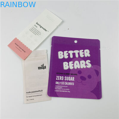 Gravnre Printing MOPP VMPET Three Side Seal Bag 