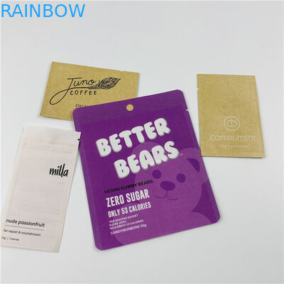 Digital Printing MOPP  Compostable Sachet Flat Bag 23x35cm