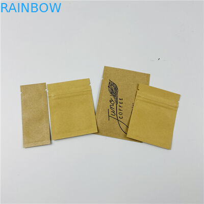 Digital Printing MOPP  Compostable Sachet Flat Bag 23x35cm