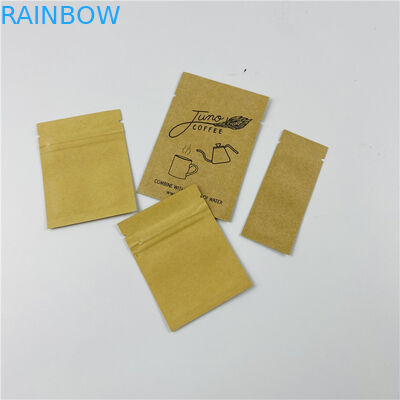 Digital Printing MOPP  Compostable Sachet Flat Bag 23x35cm