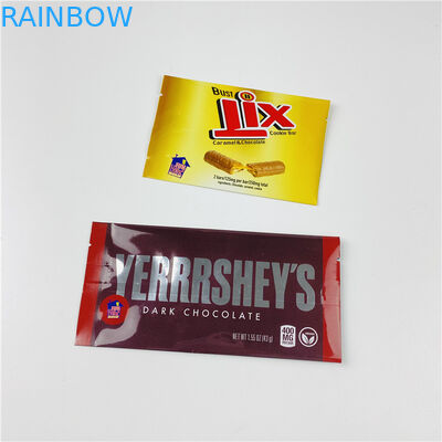 Digital Printed Pillow food Bag Plastic Foil Smell Proof Back Seal Bags Chocolate Bar Wrapper Pouches