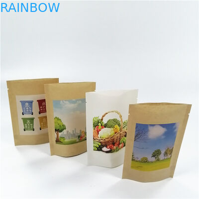 MOPP 100micron Biodegradable Smell Proof Mylar Pouch