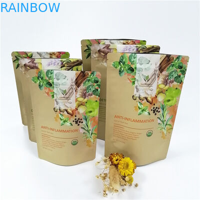 MOPP 100micron Biodegradable Smell Proof Mylar Pouch