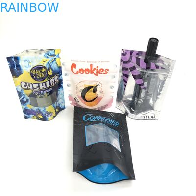 Custom Logo For Wheat Flour Seed With Zipper Bolsa Sac Plastique Stand Up Pouch Bags Cosmetic Window