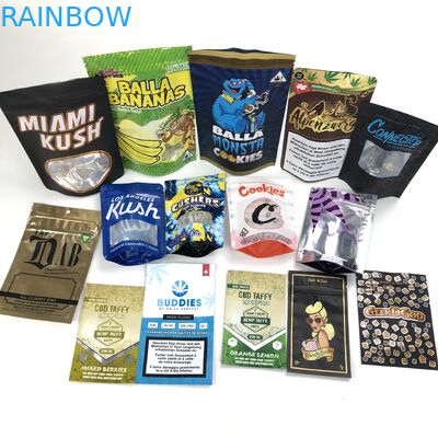 Custom Logo For Wheat Flour Seed With Zipper Bolsa Sac Plastique Stand Up Pouch Bags Cosmetic Window