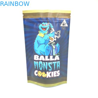 Doypack  Zipper MOPP 8OZ Zipper Stand Up Pouch VMPET