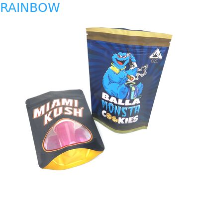 Doypack  Zipper MOPP 8OZ Zipper Stand Up Pouch VMPET