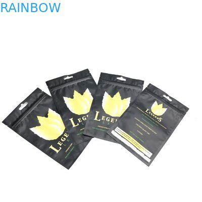Matte Film MOPP VMPET Resealable Zip Lock Bag For Cigarette Tobacco