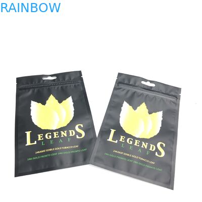 Matte Film MOPP VMPET Resealable Zip Lock Bag For Cigarette Tobacco