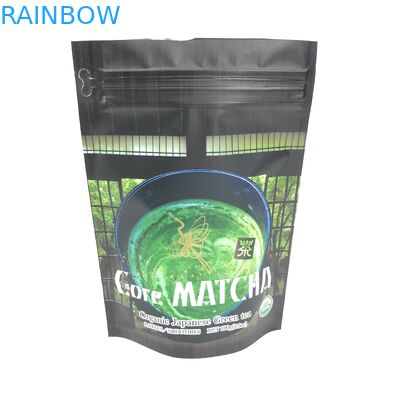MOPP Resealable Stand Up Pouch 120 Microns For Green Tea