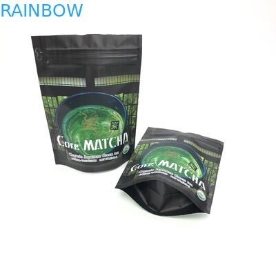MOPP Resealable Stand Up Pouch 120 Microns For Green Tea