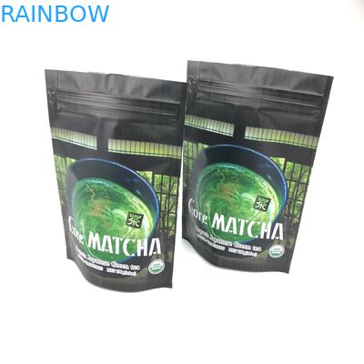 MOPP Resealable Stand Up Pouch 120 Microns For Green Tea