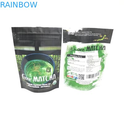 MOPP Resealable Stand Up Pouch 120 Microns For Green Tea