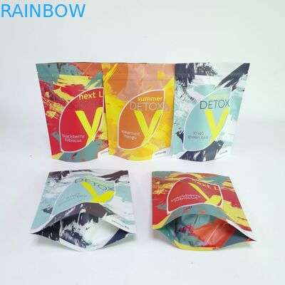 Matte CMYK VMPET Aluminum Foil Tea Bags 50micron For Green Tea