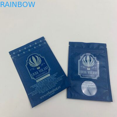 Zipper VMPE 1500microns Heat Seal Cigarette Bag 18x26cm