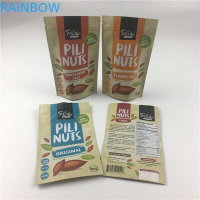 Foil Laminated Resealable Mylar  bag Doypack Matcha Tea