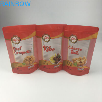 Frosted Window 120micron VMPET Aluminum Foil  Bag CMYK