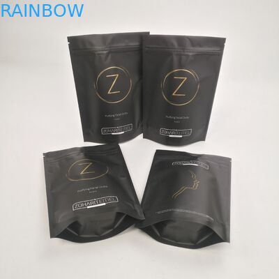 MOPP VMPET SGS Zipper Stand Up Pouch For Facial Cleansing Cloth