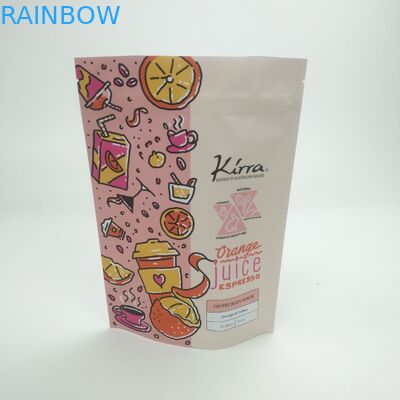 Bolsa Matt Film MOPP VMPET Resealable Stand Up Pouch For Beans Doypack