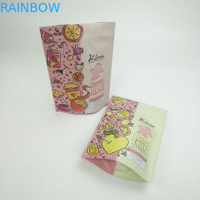 Bolsa Matt Film MOPP VMPET Resealable Stand Up Pouch For Beans Doypack