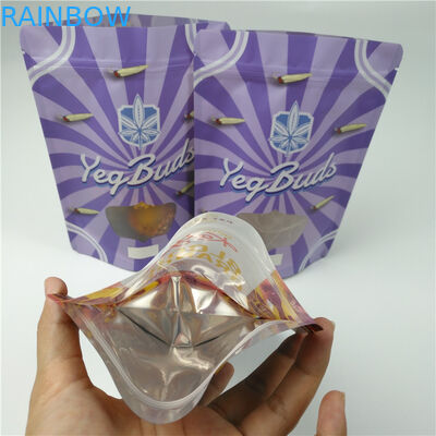 3.5 Gram MOPP Cannabis Flower Packaging Bags Child Resistant
