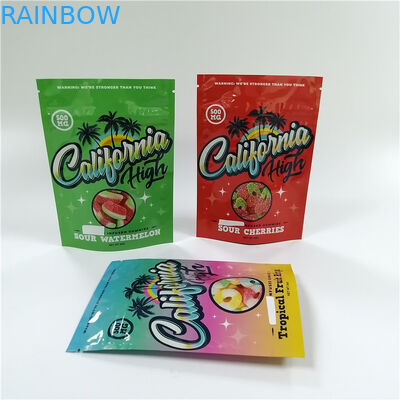Gummies Gravure Printing Tobacco Packaging Pouch 3.5g 7g 14g